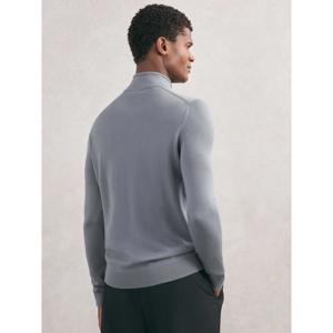 REISS Blackhall Merino Wool Half-Zip Jumper
